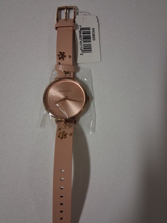 Michael Kors Women\'s Charley Leather Watch – MK2823 | Pink & Rose Gold | New main image 5